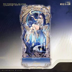 Wuthering Waves Tarot Series Acrylic Đứng - Augusta & Yuno Anime Hình Trang Trí Bàn Làm Việc 10cm Sưu Tập Quà Tặng