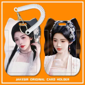 Bán Sản phẩm mới Yueweiqiji Ju Jingyi Hàng hóa Giá đỡ thẻ trượt học sinh Thẻ bữa ăn Thẻ xe buýt Thẻ ID Vỏ bảo vệ Kiểm soát truy cập Thẻ học sinh Chất lượng cao