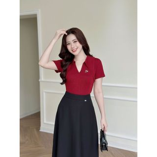 Chân váy chữ A LV201 dáng dài trơn