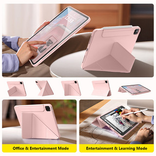 Ốp Lưng Cho Lenovo Idea Tab Plus 12.1 Xiaoxin Pad 12.1 11 K12 Pro 13 GT13 Gen2 Pro 12.7 Pro GT 11.1 Idea 11 TB336ZU TB336FU Tab M11 B11 K11 Yogo Tab 11.1 Y-Folding Leather Flip Cover