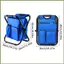 Ghế Camping Recliner Gấp Gọn, Túi Làm Mát và Ba Lô Tiện Lợi, Perfect for Outdoor Adventures or Home Use - Kouvn