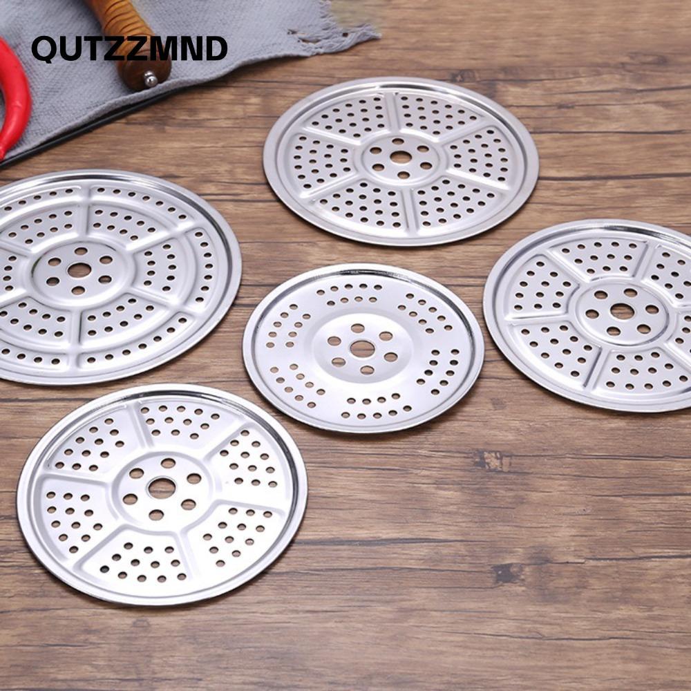 Đĩa hấp nồi hơi QUTZZMND, Ngăn hấp tiện ích nhà bếp bằng thép không gỉ, Khay nấu tròn 16-34cm