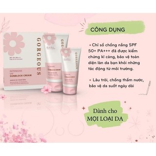 SET Kem Chống Nắng Múi Xù nâng tone, trắng da phiên bản đặc biệt [ sét gồm 2 tuýt 100g +50g] 77@