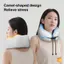 Gối Massage du lịch Gối hình chữ U bằng vải Cotton Bảo quản di động mềm Ne Hỗ trợ Bảo vệ Gối máy bay có thể giặt được Có thể tháo rời Chăm sóc cột sống cổ tử cung mới