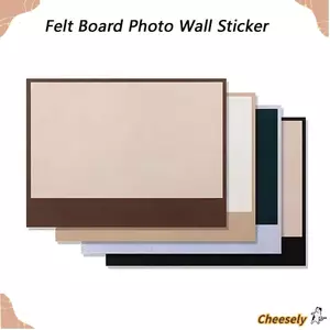 Bảng nỉ CHEESELY, Bảng lưu trữ Giá trưng bày trang trí Nhãn dán tường ảnh, Tự dính không làm tổn thương Bảng tin tường Học ký túc xá