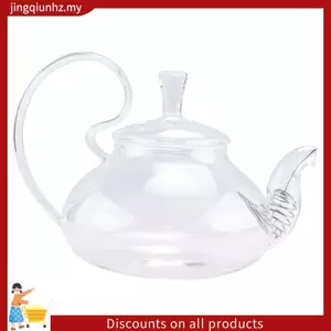 650Ml Tay Cầm Cao Hoa Cà Phê Thủy Tinh Trà Ấm Trà Thủy Tinh Nở Có Dụng Cụ Lọc