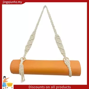 Thảm tập Yoga Mang theo Dây đeo thủ công Boho Móc Macrame Dây đeo vai có thể điều chỉnh cho Thảm tập Yoga Pilates Tập thể dục