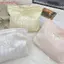 Túi đựng mỹ phẩm AFTEROF, Túi trang điểm màu kẹo dung tích lớn, Túi văn phòng phẩm đa chức năng Nơ thời trang Du lịch