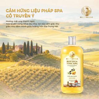 [V] Sữa tắm tinh dầu Ý phục hồi độ ẩm làn da với HA Beauty Republic Bottega Toscana 500ml