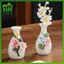 SWEET Handmade Bình Hoa Gốm Thủy Canh Hoa Mini Lắp Chai Hương Thơm Trang Trí Nhà Cửa Vintage Bình n