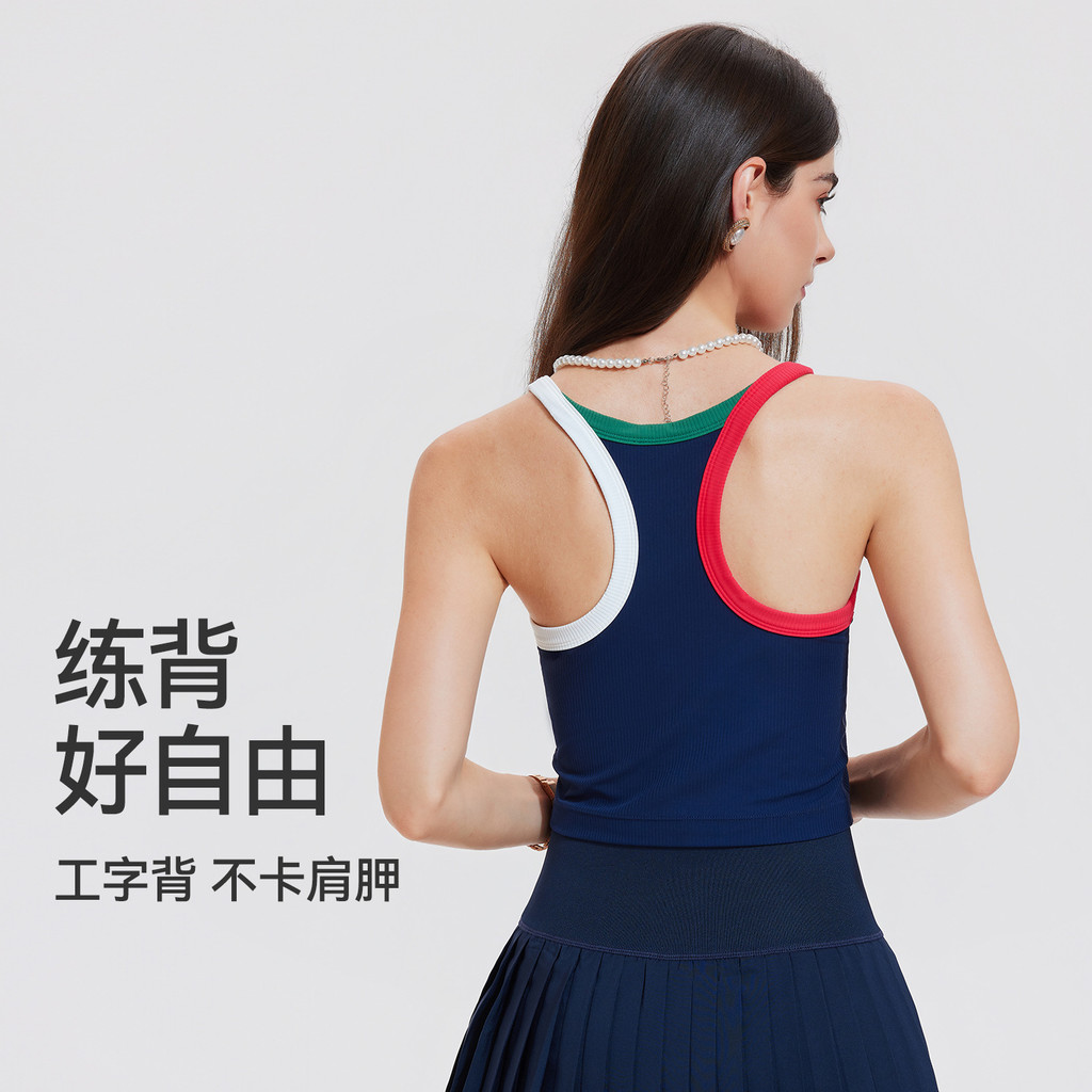 Áo Thể Thao Nữ Chạy Bộ Quần Lót Mặc Ngoài Quần Vợt Ngoài Trời Retro Yoga Mặc
