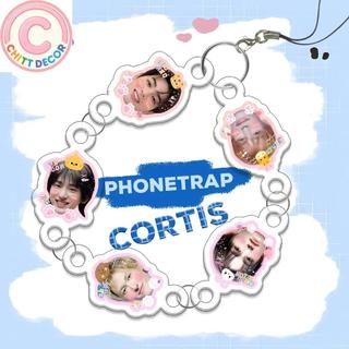 Phonetrap Cortis móc treo Cortis dễ thương chất liệu mica