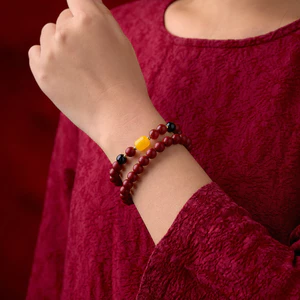 Hạt Trung Lập Cổ Tay Nghề Thủ Công Đính Hạt Vòng Tay Phù Hợp Với Onyx Hạt Đơn Giản Mân Côi Hạt Wenwan Vòng Tay 26.4.17