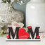 Ngày Của Mẹ Quà Tặng Đồ Trang Trí Bằng Gỗ Tình Yêu Khắc MOM Máy Tính Để Bàn Thẻ Trang Trí Lễ Tạ Ơn Mẹ Nhà Thủ Công