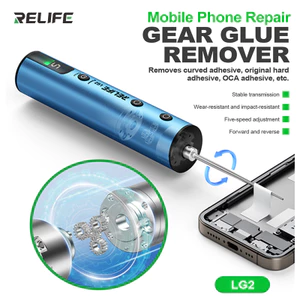 RELLIFE LG2 Gear Keo Remover Khởi động một chạm Xoay ngược năm tốc độ để loại bỏ chất kết dính hiệu quả Dụng cụ sửa chữa