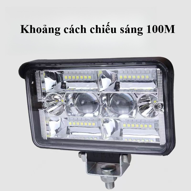 Đèn LED Ô Tô 12V/24V Siêu Sáng - Ánh Sáng Trắng/Vàng, Tiết Kiệm Điện, IP67, Cho Đèn Pha & Sương Mù