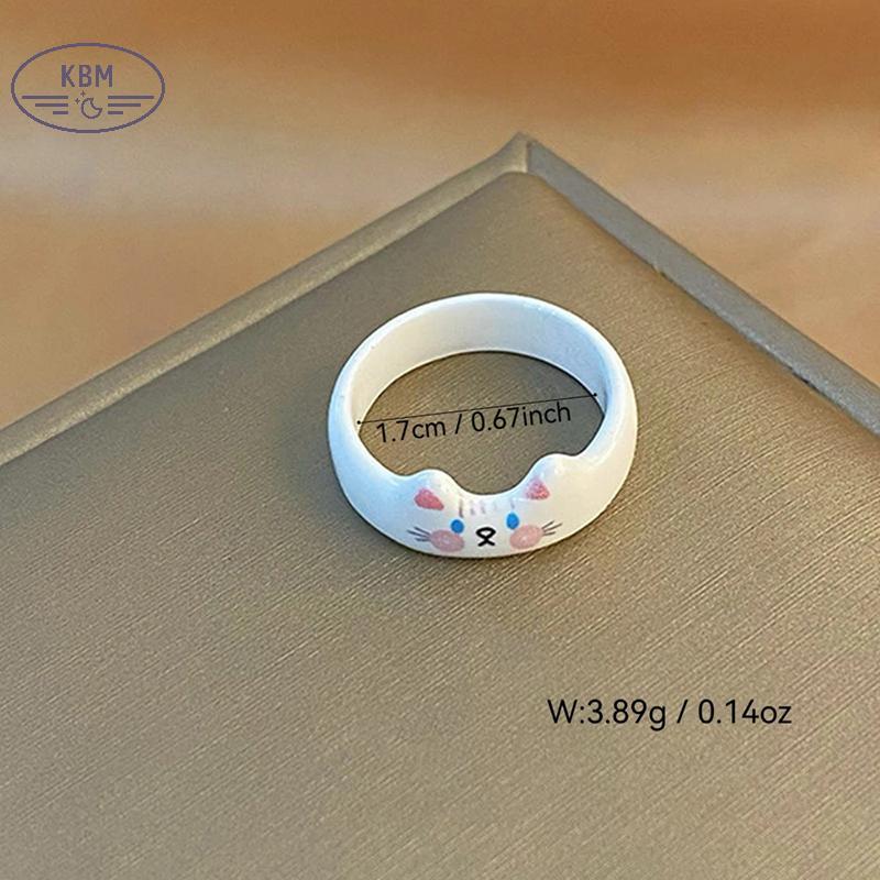 KBM Thời Trang Sáng Tạo Dễ Thương Thả Men Nhẫn Nữ Ngày Lễ Tình Nhân Quà Tặng Năm Mới FSSG