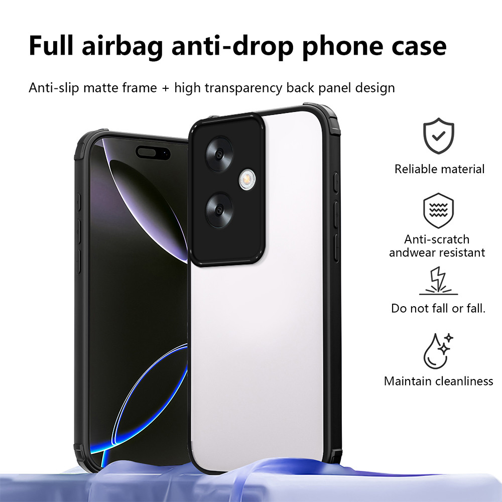 Ốp lưng Realme Note 60 Vỏ trong suốt bảo vệ bốn góc cho vỏ điện thoại Realme Note 60