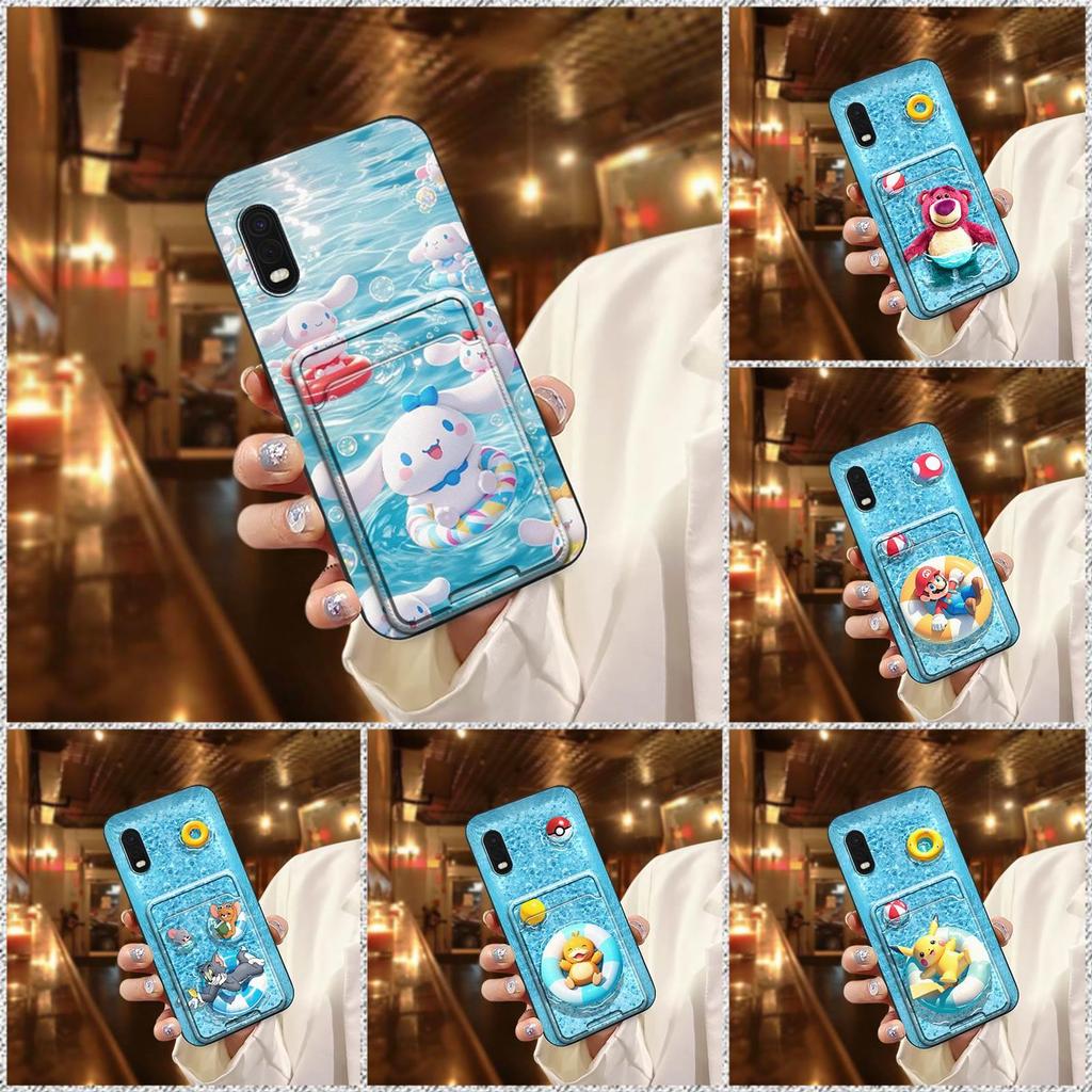 Graffiti Bền Ốp Điện Thoại Cho Samsung Galaxy Xcover Pro Túi Đựng Thẻ Tay Áo Lưng Hoạt Hình TPU Thiết Kế Thời Trang Silicon Chống Bụi Bẩn Bảo Vệ Chống Thấm Nước Dễ Thương Chống Sốc