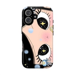 Ốp Điện Thoại Thích Hợp Cho iPhone Big Eye Girl Thạch Thích Hợp Cho iPhone17 / 16promax Vỏ Điện Thoại iPhone15 / 14 / 13 Chống Sốc 11 / 12 Hai Trong Một x / xr Phim 7 / 8 Vỏ Bảo Vệ 36IW