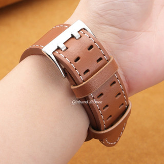 Dây đeo đồng hồ da bò chính hãng 20mm 22mm cho Hamilton Dây đeo đồng hồ thay thế cho nam nữ Vòng tay