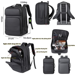 Túi Ba Lô Đa Năng Hàng Mới - Ba Lô Laptop Dung Lượng Lớn, Chống Sốc Cho Công Tác & Du Lịch
