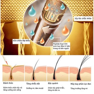 Serum dưỡng mi Mascara Dưỡng mi dài 7ml Serum tăng trưởng lông mi Kích thích mọc lông mi duy trì làn mi chắc khỏe