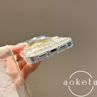 Năm Mới Lá Vàng 3D Tiền Tức Thì 17 Thích Hợp Cho 17 Pro Apple 17 / 16 ProMax Ốp Điện Thoại iPhone 15 Bao Gồm 12 Vỏ Bảo Vệ Chống Rơi 11