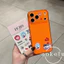 Sáng tạo cửa sổ lớn TPU hình tròn mỏng DIY hình con chó con dán vỏ điện thoại thích hợp cho iPhone 11 12 13 14 15 16 17 Pro max mờ bao gồm tất cả vỏ chống rơi