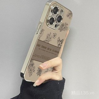 Toàn Màn Hình Camellia Thích Hợp Cho 17promax Độc Đáo 16 Phong Cách Mới 15 Ốp Lưng Điện Thoại iPhone13 Gương Sáng Tạo
