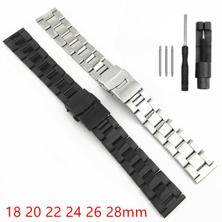 Dây đeo đồng hồ Diver cỡ lớn Dây đeo đồng hồ bằng thép không gỉ nguyên khối cho SEIKO 5 Diver 20 / 22 / 24 / 26 / 28mm Dây đeo đồng hồ cho nam Vòng tay