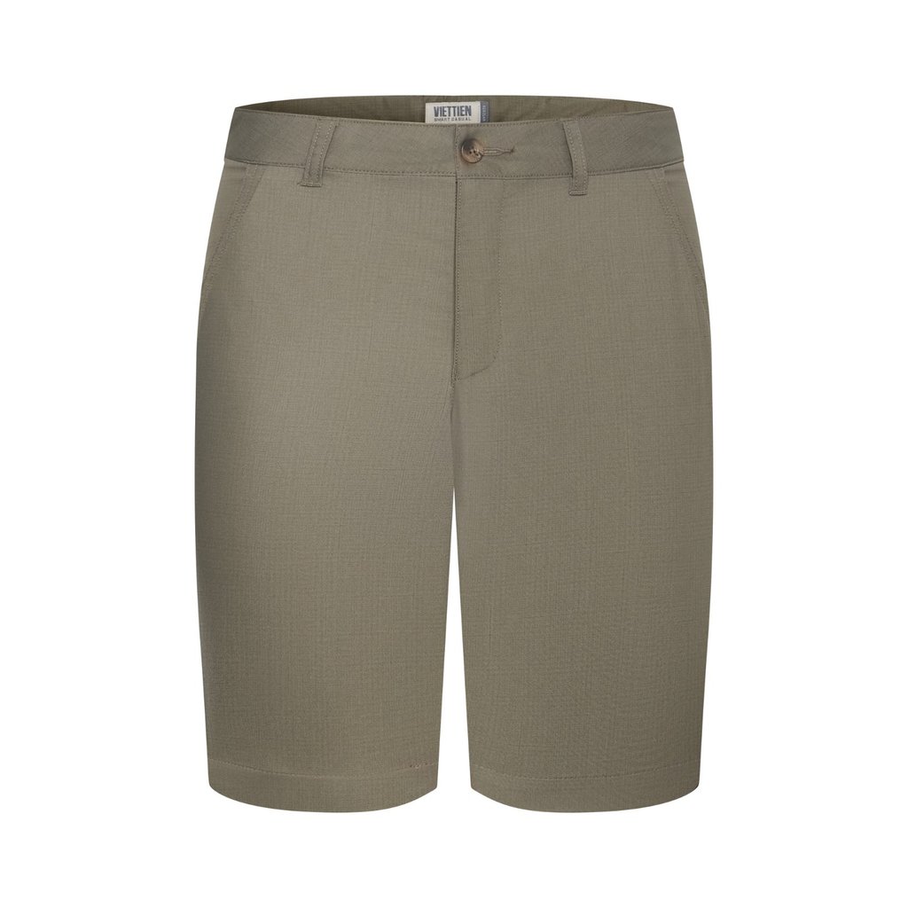 Quần short Tây VIETTIEN SMART CASUAL vải Polyester form REGULAR VT00000578