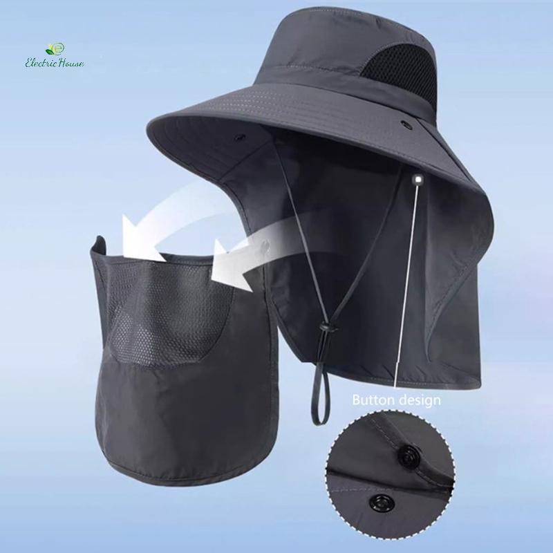 Mũ Chống Nắng Mùa Hè Chống Tia UV, Phù Hợp Đi Bộ Đường Dài và Cắm Trại