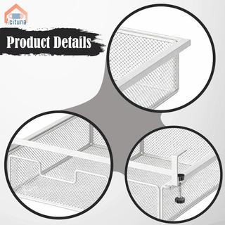 Dưới Bàn Ngăn Kéo Giỏ Kéo Bàn Treo Ngăn Kéo Tiết Kiệm Không Gian Đồ Dùng Văn Phòng Nhà Thiết Yếu Kẹp Trên Kệ Lưu Trữ