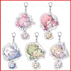 BH2 Infinity Nikki Acrylic Móc Khóa Mặt Dây Chuyền Túi Phụ Kiện Anime Game Ngoại Vi HB2