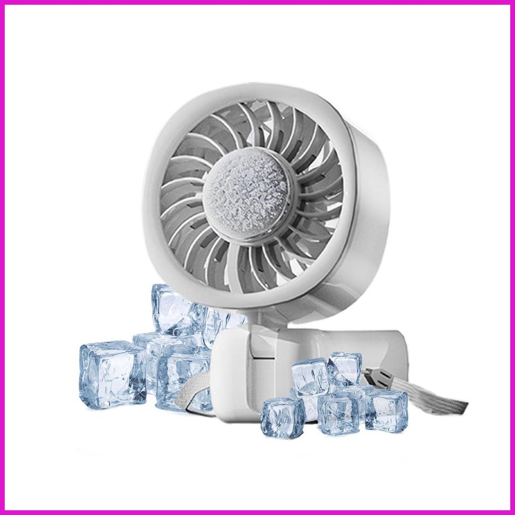Quạt di động Màn hình LED có thể điều chỉnh có thể gập lại Máy làm mát cầm tay có thể sạc lại Quạt cá nhân di động cho du lịch mùa hè lyuvn