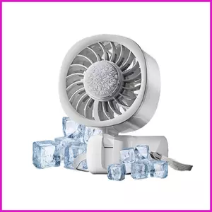 Quạt di động Màn hình LED có thể điều chỉnh có thể gập lại Máy làm mát cầm tay có thể sạc lại Quạt cá nhân di động cho du lịch mùa hè lyuvn