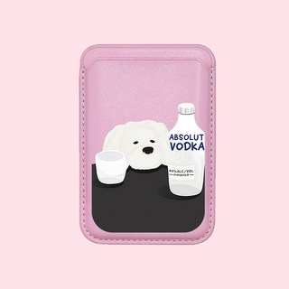 Hộp đựng thẻ họa tiết động vật dễ thương cho iPhone 17pro 17promax 16pro16prmax 15pro 15promax 14 14promax 14pro