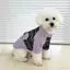 【Ready Stock】 Pet Striped Pet Dog Dog Rainbow Clothes Four Legs Bichon Small Home Dog Teddy Traction Cat ORXB
