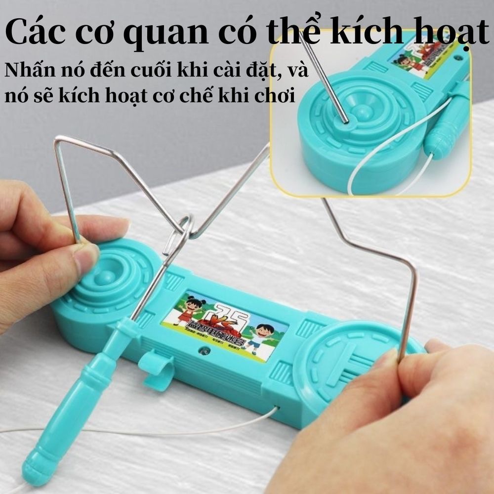Siêu Thần Kinh Trò Chơi Dây Kỹ Năng Mê Cung Trẻ Em Người Lớn Dây Thần Kinh Chạm Vào Cổ Điển Retro Thời Gian Gia Đình
