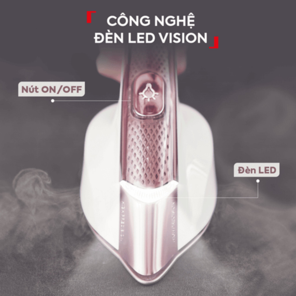 Bàn ủi hơi nước đứng Tefal IXEO Vision QT1811E0 - 5 Góc Ủi Linh Hoạt - Bảo hành chính hãng 24 tháng
