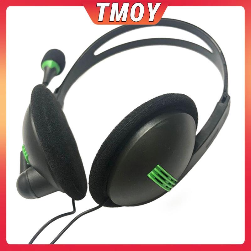Tai nghe có dây TMOY 3,5mm Tai nghe đa năng có micrô Tai nghe khử tiếng ồn cho máy tính xách tay TMOY