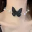H Ankmp Necklace Nhiều Lớp Ngọc Trai Hình Bướm, Phù Hợp Làm quà Tặng hoặc Phụ Kiện Cưới