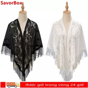 SAVORBOX Evening Prom Cape, Với Tua Rua Rỗng Khăn Choàng Nữ, Phụ Kiện Cưới Nhiều Màu Cưới Cô Dâu Khăn Choàng Cosplay