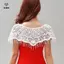 Khăn choàng dệt kim và ren đẹp cho đám cưới - Phù hợp váy dạ hội, shrug cape poncho