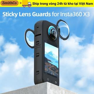 Kính Bảo Vệ Ống Kính ZENIHCO Camera Bảo Vệ Toàn Cảnh Chống Trầy Xước Cho Insta360 X3