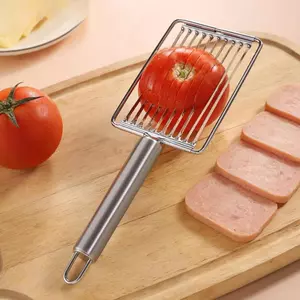 Máy thái hành tây Dụng cụ cắt lát rau củ cà chua bằng thép không gỉ Máy thái trái cây để nấu ăn tại nhà Cửa hàng chuẩn bị bữa ănidaevn