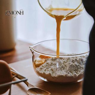ZMONH 350 / 600ml Bát Trà Trong Suốt Hai Lớp Có Vòi, Chịu Nhiệt, Dùng Lò Vi Sóng, Bát Matcha Nhật Bản, Bát Trộn Salad