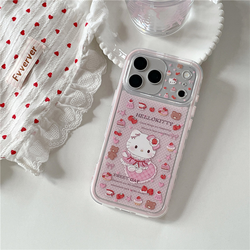 IPhone 17 Pro Max kitty họa tiết chất liệu TPU IMD craft Vỏ điện thoại in hai lớp