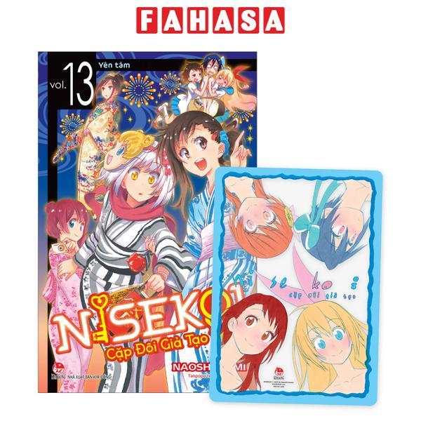Sách - Nisekoi - Cặp Đôi Giả Tạo - Tập 13 - Yên Tâm - Tặng Kèm Card Nhựa Trong
